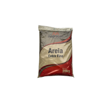 Areia Média Ensacada 20kg Mapracon